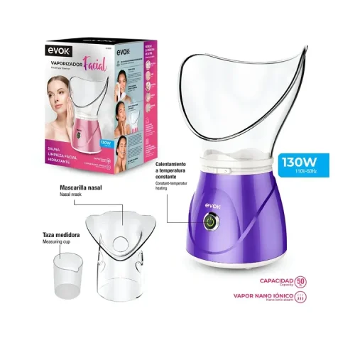 Vaporizador Evok Facial Tipo Spa y Cuidado Respiratorio