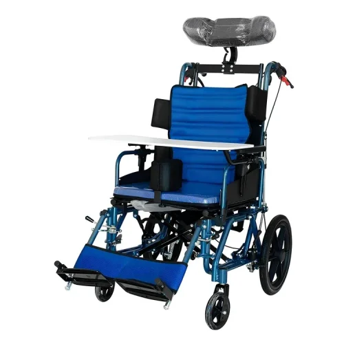 Silla de Ruedas Medical Care para Cuadripléjicos con mesa