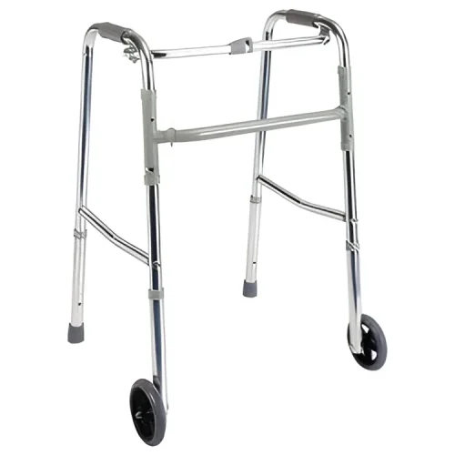 179 Andador Plegable Medical Care ajustable con ruedas frontales