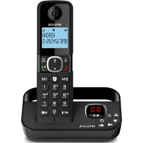 Teléfono Alcatel con contestadora digital y función de bloqueo de llamadas