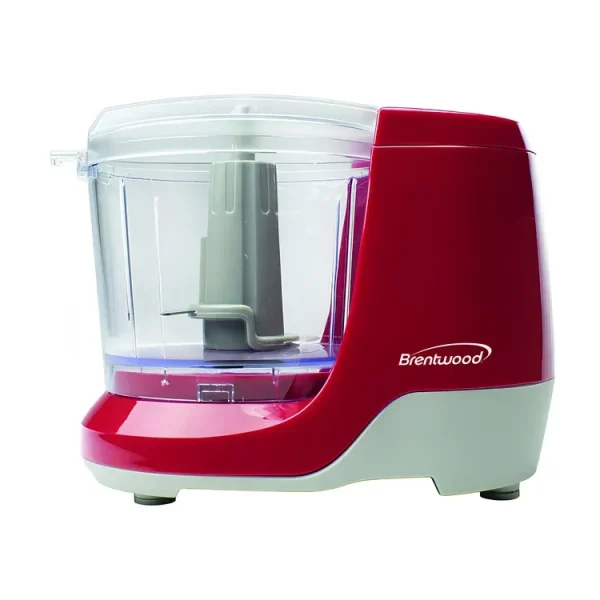 02 Mini Brentwood procesador de alimentos Rojo