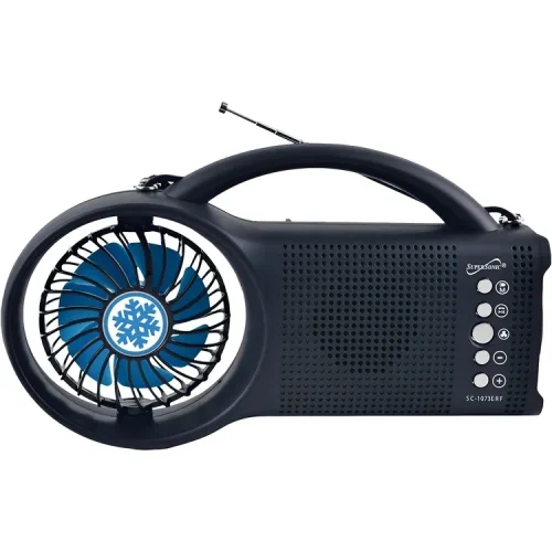 Radio Supersonic ventilador con bluetooth y energía solar