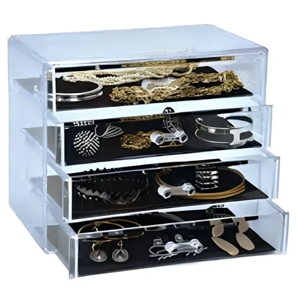 Joyero Elle Organizador multiusos de 4 gavetas