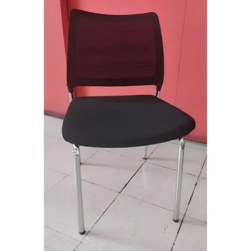 10 Silla de espera Abm respaldo mesh K01-Negra