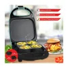 Maquina Brentwood para hacer huevos con accesorios color celeste