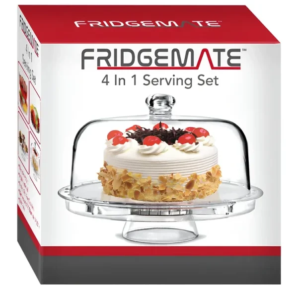 21 Servidor Frigidaire Multiusos de Acrílico con Tapa Domo