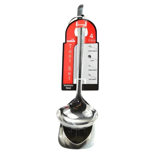 47 Set de 4 utensilios Eurohome de acero inoxidable